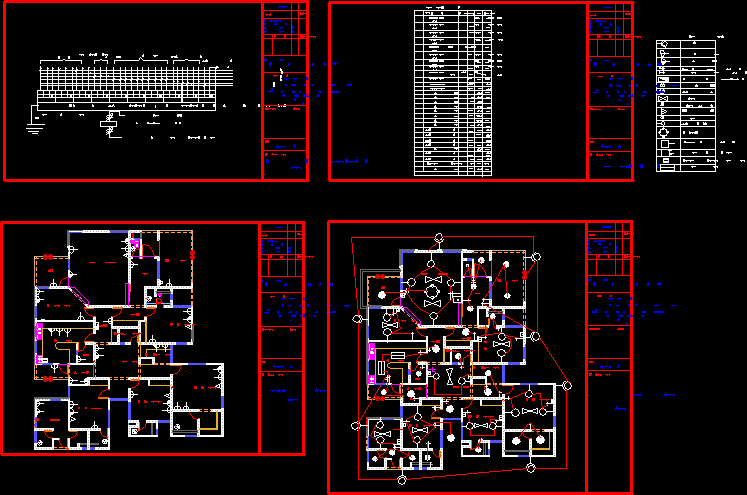 Electrical design of residential building