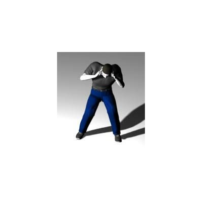 Hombre agahado