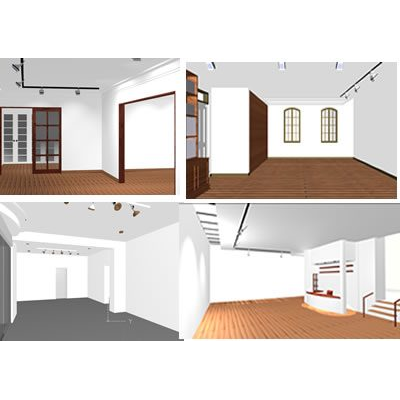 Galeria de arte 3d 5 salones