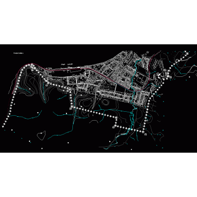 Mapa Urbano de Dichato Pre-27F