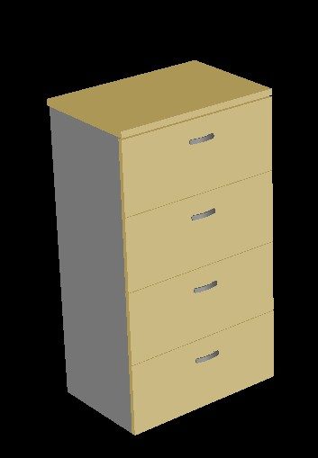 File cabinet 4 drawers