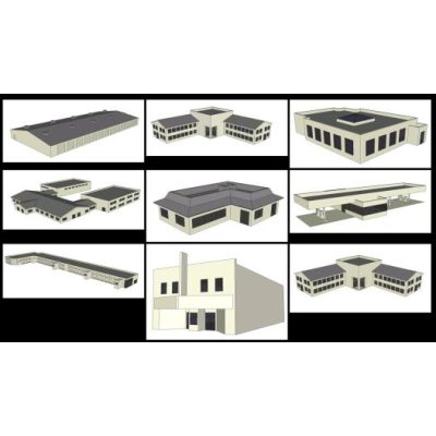 Modelos 3D de Edificaciones Modernas