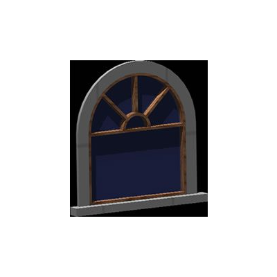 Ventana 3d con arco