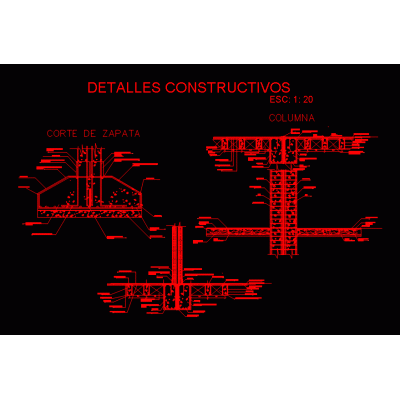 Detalles constructivos dxf
