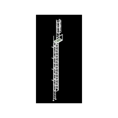 Plataforma chimeneas calderas.