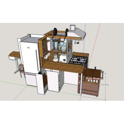 Cocina Compacta Multifuncional