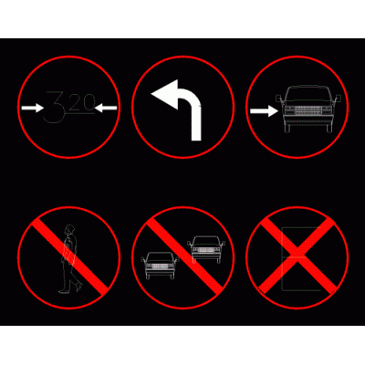 Senalizacion 2d - restrictivas