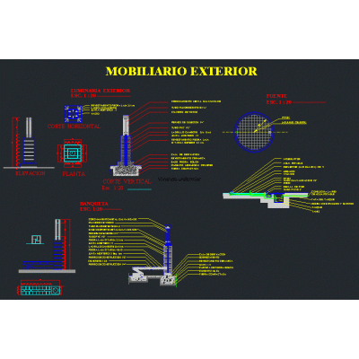 Mobiliario exterior
