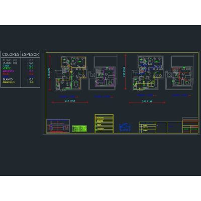 Plano domiciliario electrico con unilineal