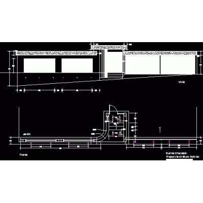 Muro para vivienda unifamiliar