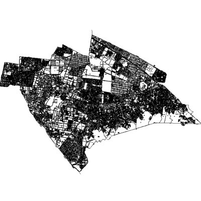 Plano Urbano Detallado de Iztapalapa