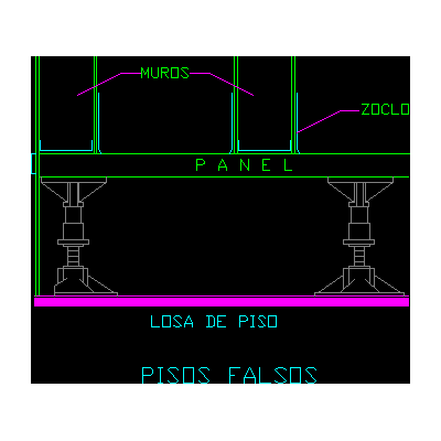 Piso falso madera