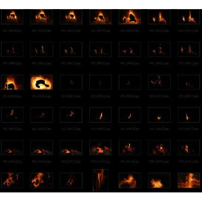 Texturas de fuego
