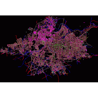 Mapa morelia - mich