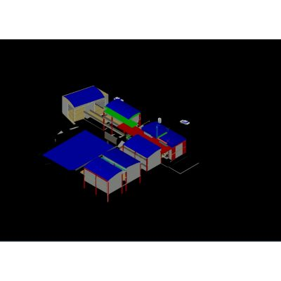 Modelo 3D de Colegio agil