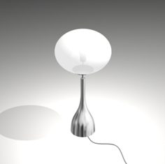 3d floor lamp with applied materials