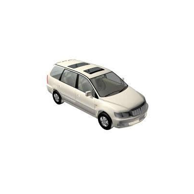 mitsubishi car 3d european model van