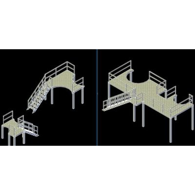Plataformas metalicas de operacion