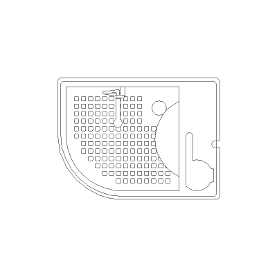 Planta de hidrosauna 0,75×1,00m