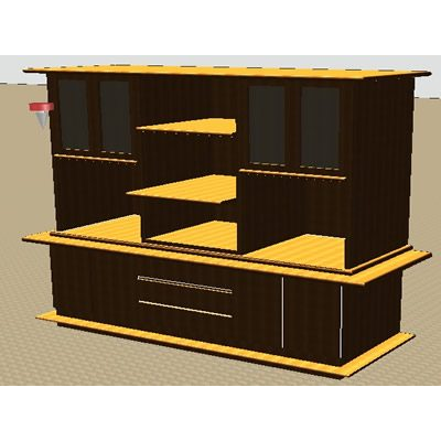 Centro de Entretenimiento Modular 3D