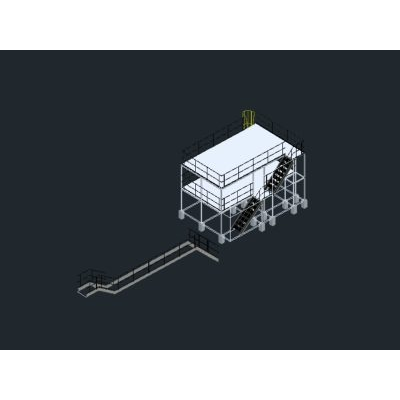 Estructura de 2 niveles para tuberias