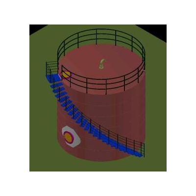 Tanque - depósito 3d