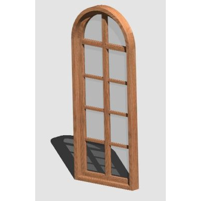 Ventana madera - 3d - 000