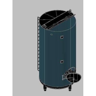 tanque de armazenamento de água 3d