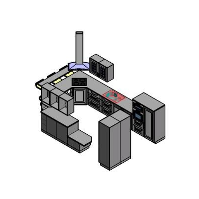 Cocina en revit