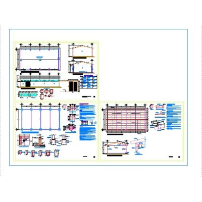 Plano de bodega industrial