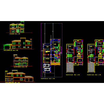 Vivienda unifamiliar estilo clasico
