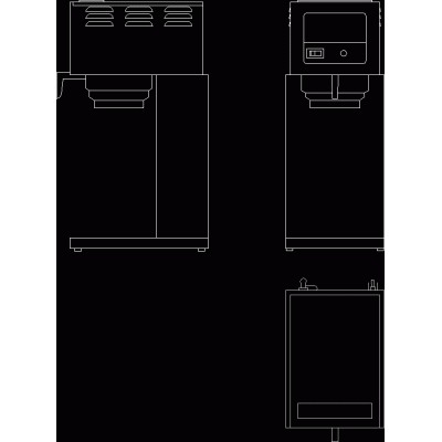 Coffee maker for domestic or commercial use