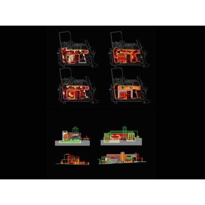 Centro cultural y comercial proyecto