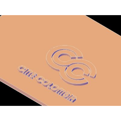 3D Model Logo Cine Colombia