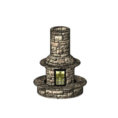 round fireplace rfa