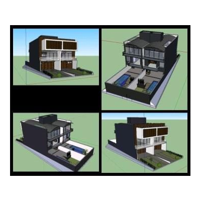 Casa moderna triplex skp