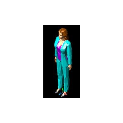Figura Femenina en 3D Moderna