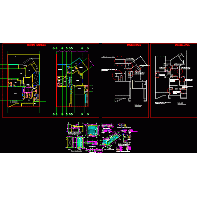 Detalles estructurales de remodelacion de casa