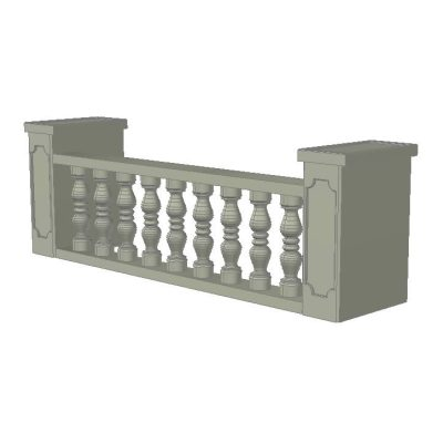 Modélisation 3D d'un balcon