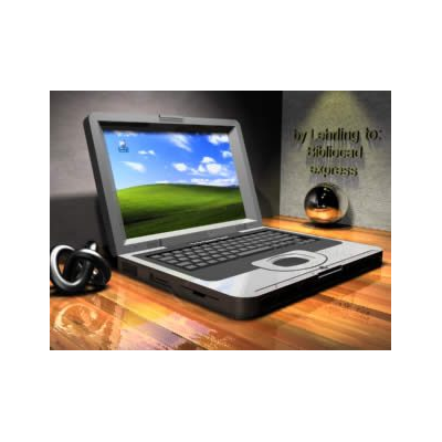 Notebook compaq presario 700 3d con materiales aplicados max