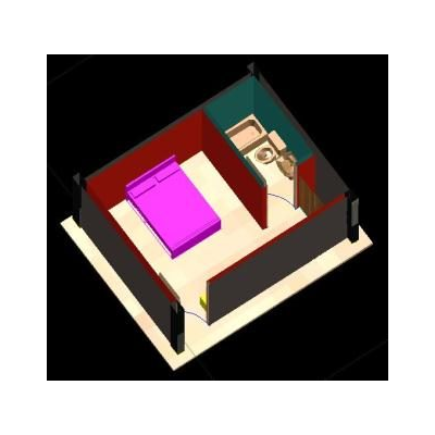 Diseno Compacto de Dormitorio