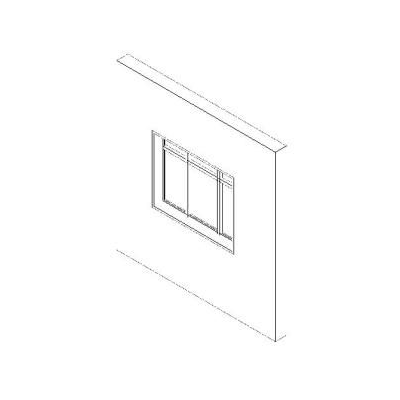 Familia de ventana de aluminio