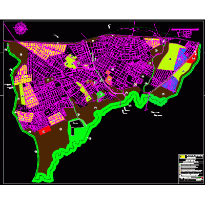 Macrozona urbana cidade de inhumas - go