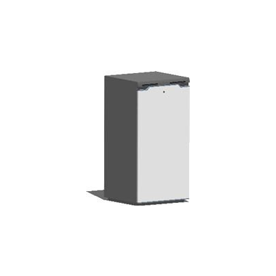 Freezer 3d con materiales aplicados