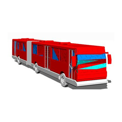 Bus articulado transmilenio de Bogotá