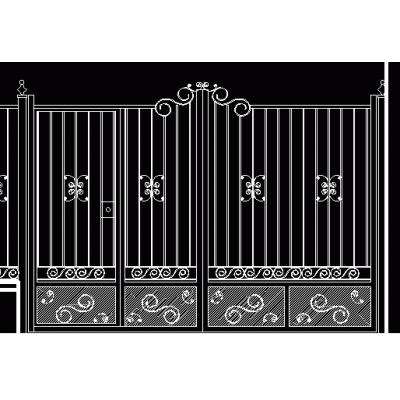 Blacksmith details - access gate