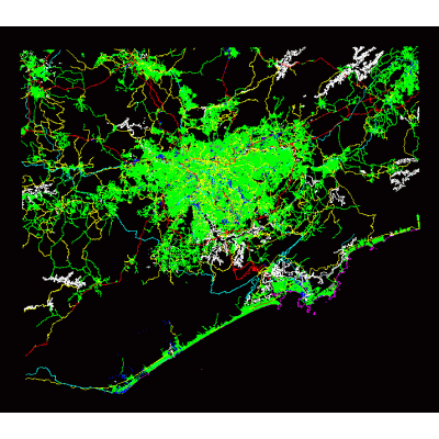 Plano urbano sao paulo. dxf