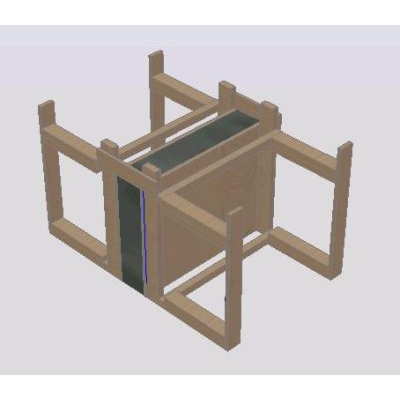 Cimbra de contratrabe en 3d