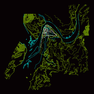 Mapa Historico de Valdivia 1858