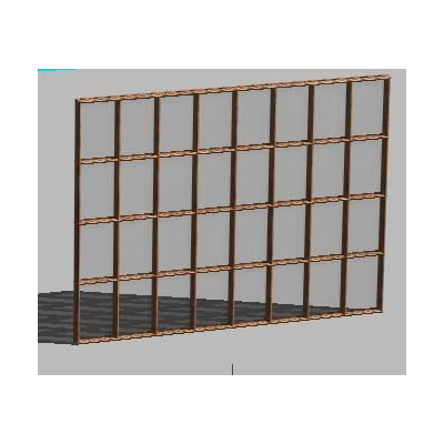 Ventana cuadriculada